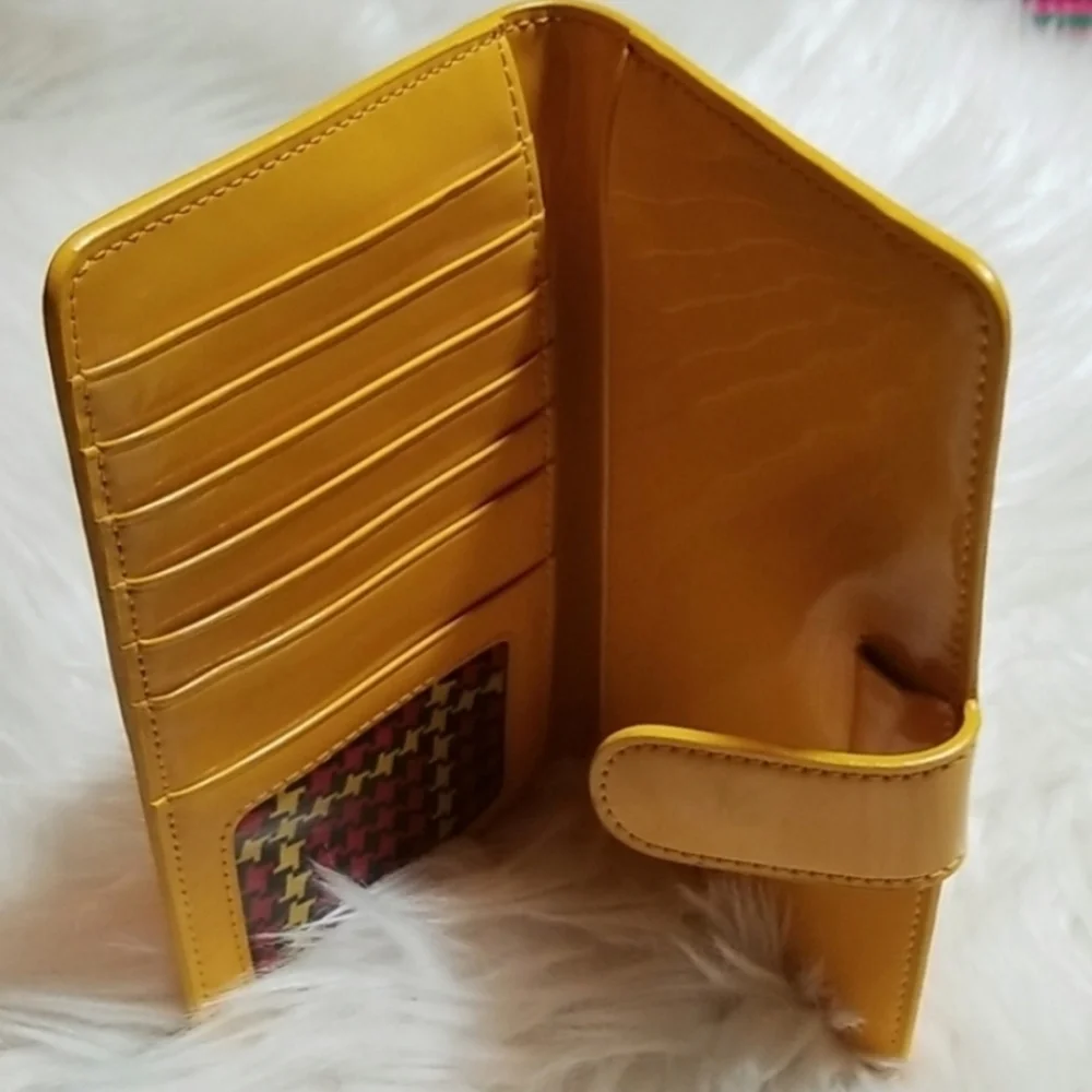 Baekgaard Yellow Vinal Bifold Wallet